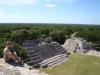 Sal Nocitra enjoys some quiet time at the beautiful Mayan site of Edzná.